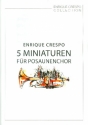 5 Miniaturen fr Posaunenchor Spielpartitur