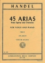 45 Arias from Operas and Oratorios vol.2 for high voice and Piano