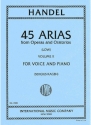45 Arias from Operas and Oratorios vol.2 for low voice and piano