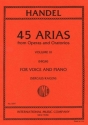 45 Arias from Operas and Oratorios vol.3 for high voice and Piano