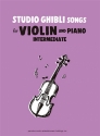 Studio Ghibli Songs for violin and piano (intermediate)