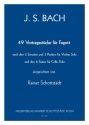 49 Vortragsst�cke nach den 3 Sonaten und 3 Partiten f�r Violine und den 6 Suiten f�r Violoncello f�r Fagott