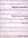 8 Concert Etudes op.40 for piano