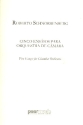 5 Essays for chamber orchestra score