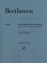 5 leichte Klaviersonaten f�r Klavier