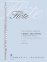5 Lieder ohne Worte f�r 2 Fl�ten, Altfl�te in G und Bassfl�te (Vc) Partitur und Stimmen