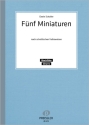 5 Miniaturen nach schottischen Volksweisen f�r 2 Fl�ten (SA) und Gitarre