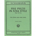 5 Pieces in Folk Style op.102 bis for string bass and piano