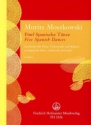 5 spanische T�nze f�r Fl�te, Violoncello und Klavier Stimmen