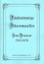 5-stimmige Bl�sermusiken Spielpartitur 