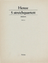 5. Streichquartett f�r Streichquartett Stimmensatz