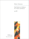5 St�cke im Volkston op.102 f�r Violine und Klavier