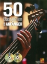 50 Basslinien f�r Anf�nger (+CD +DVD): f�r E-Bass (dt)