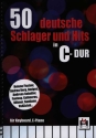 50 deutsche Schlager und Hits in C-Dur: Melodie/Texte/Akkorde Songbook