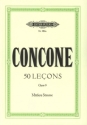 50 lecons de chant op.9 f�r mittlere Singstimme und Klavier
