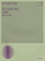 50 Lessons op.9 for high voice and piano