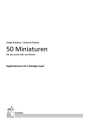 50 Miniaturen f�r das erste Jahr am Klavier f�r Klavier zu 4 H�nden