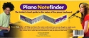 Piano Notefinder the instant visual guide to the notes of the piano keyboard