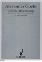Arianna Abbandonata for tenor and guitar