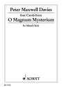 4 carols from o magnum mysterium for mixed chorus a cappella score