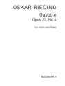 Gavotte op.23,4 for violin and piano