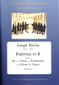 Parthia B-Dur fr 2 Oboen, 2 Klarinetten, 2 Hrner und Fagott Partitur und Stimmen