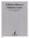 Hlderlin-Lieder fr Tenor und Klavier oder Orchester Klavierauszug