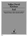 Exil fr Klarinette, Violine, Violoncello und Klavier Partitur und Stimmen