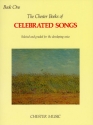 The Chester books of celebrated songs vol.1 for developing voice and piano Leah, Shirley, ed