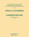 Kammersymphonie op.9b version for full orchestra,  score