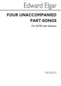 4 unaccompanied part songs op.53 for mixed chorus with divisions