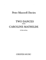 2 dances from Caroline Mathilde for flute and harp