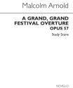 A grand festival overture for orchestra study score special order edition