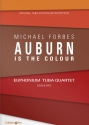 Auburn is the colour for euphonium-tuba quartet (2euph,2tb),score+parts (1995)