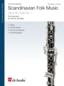 Scandinavian Folk Music op.30 Suite No.1 for 4 Bb clarinets,  score and parts Van der Breek, Wil,  arr