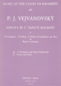 Sonate C-Dur fr 2 Trompeten, 2 Violinen, 2 Violen (Posaunen) und Bc fr 2 Trompeten und Klavier