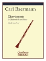 Divertimento for clarinet and piano Forrest, S., ed