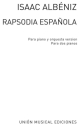 Rhapsodia espanola op. 70 para piano y orchestra para 2 pianos partitura