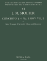 Konzert  4 D-Dur Nr.1 MWV8,5 fr Trompete solo, 2 Oboen und Fagott Partitur und Stimmen