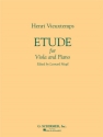 Etude c minor for viola and piano
