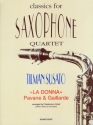 La Donna Pavane and Gaillarde for 4 saxophones (SATB) score and parts