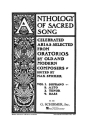 Anthology of Sacred Songs vol.1 for soprano and piano