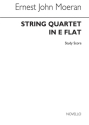 String quartet E flat major study score