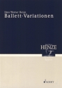 Ballett-Variationen fr groes Orchester Studienpartitur