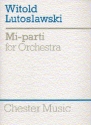 Mi-parti fr Orchester Partitur