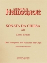 Sonata da chiesa Nr.12 fr 3 Trompeten, 3 Posaunen und Orgel Partitur und Stimmen