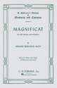 Magnificat D-Dur (en/lat) for soloists, mixed chorus and orchestra vocal score