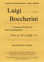 Quintett F-Dur op.56,2 G408 fr Klavier und Streichquartett Partitur (=Klavier) und Stimmen