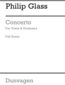 Concerto for violin and orchestra score (archive copy)