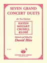 7 grand Concert Duets for clarinets score
